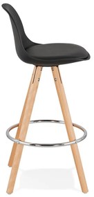 Anau fekete bárszék, ülésmagasság 64 cm - Kokoon