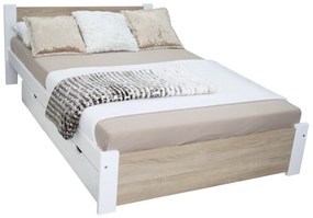 LAPIS ágy + matrac + ágyrács AJÁNDÉK, 120x200, sonoma