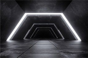 Kép - Futurisztikus alagút (90x60 cm)