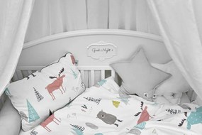 Paplan és párna szett kiságyba IN THE WOODS, M méret