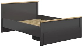 Franciaágy 140 cm Hesen LOZ1S/140 (grafit + artisan tölgy). 1062511