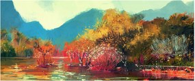 Kép - őszi színek (120x50 cm)