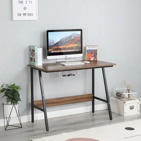 BK LD-100 íróasztal 100 x 55 x 75 cm barna