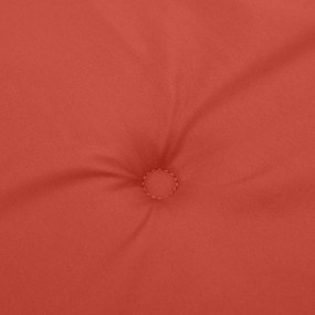 2 db melange piros szövet kerti padpárna 200 x 50 x 7 cm