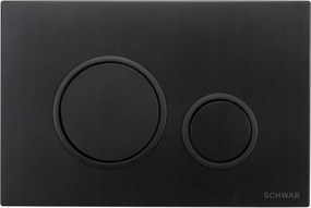 Schwab P47-0190-0253 Wc indító öblítő gomb matt fekete