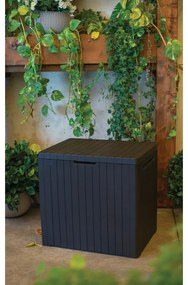 Szürke kerti tárolódoboz City – Keter