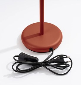 Téglavörös asztali lámpa (magasság 43 cm) Gleam – Nice Lamps