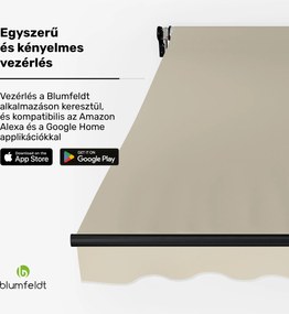 Blumfeldt CloudShade Napernyő, Okos vezérlés, UV-védelem, Fali szerelés
