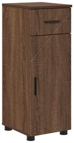 Fürdőszoba bútor szett 4 pcs barna tölgy 30 x 35 x 192 cm