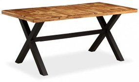 tömör akácfa/mangófa étkezőasztal 180 x 90 x 76 cm