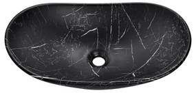 COMAD UN-LENA-MB2 - LENA 61,5x36 cm kerámia mosdó, matt fekete