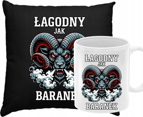 Párna Bögre Vicces szett Gyengéd, mint a bárány ajándék neki