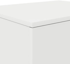 Fehér Tárolószekrény 118x41x40 cm Műgyanta