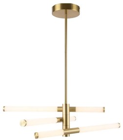 Maytoni MOD106PL-L28G3K - AXIS LED rúdra szerelt csillár, LED/28W/230V, arany