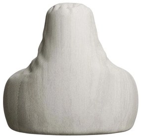 Juskys Chillex babzsákfotel lábtartóval – bézs