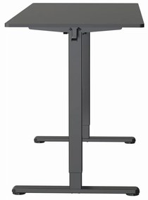 Elektromosan állítható magasságú íróasztal - 140x60cm fekete ülő-/állómunkához - LVN System Lite LV1713