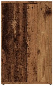 antik fa szerelt fa pipereszekrény 80 x 40 x 65 cm
