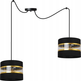 Mennyezeti Függőlámpa Pók Csillár Glamour Lámpabúra Fekete Modern