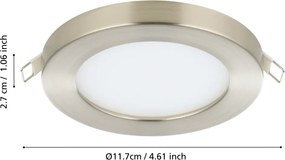 Eglo FUEVA FLEX 900933 Beépíthető spotlámpa 1x5,5W/LED 3000K 650lm IP20