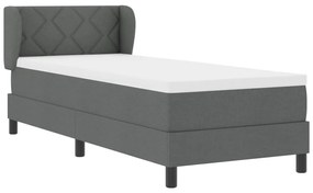 Boxspring Ágy Matrac Vaskék 80x200 cm Szövet