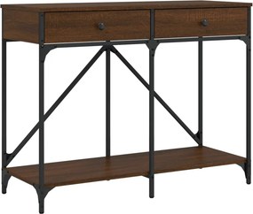 vidaXL barna tölgyszínű szerelt fa tálalóasztal 100 x 39 x 78,5 cm