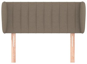 tópszínű szövet fejtámla 83x23x78/88 cm
