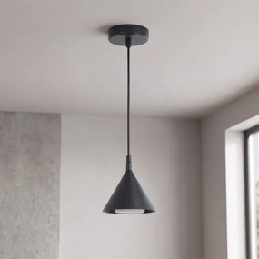 BRILAGI - LED Kábeles függőlámpa CONE SINGLE 1xGX53/15W/230V fekete