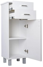 Viva STYLE fürdőszobai ÁLLÓSZEKRÉNY 100 POLCOS -2 fiók - BALOS - 35 x 33 x 100 cm