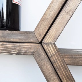 Fali polc, 40 cm – Hex003