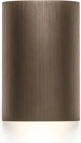 RENDL CAPRI R nástěnná česaný bronz 230V LED GU10 2x9W