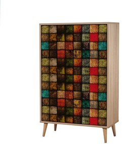 Mega Sonoma Oak Cubes szekrény