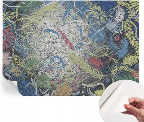 Öntapadós fotótapéta Nappaliba és Hálószobába Növényi örvények 208x146