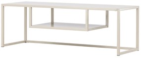 Fém TV asztal RIVERSIDE 120x40cm, bézs