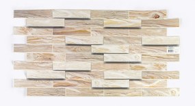 3D PVC falpanel Fehérített tölgy famintás