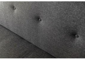 LOKO kétüléses kanapé sötétszürke