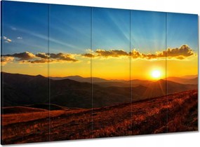 Vászonkép 100x70 Gyönyörű naplemente