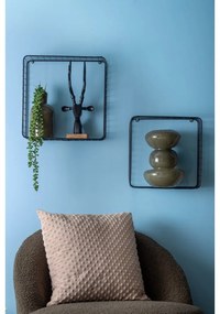 Fekete acél polc készlet 2 db-os 35 cm Reja – PT LIVING