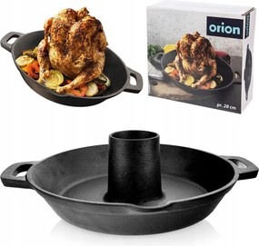 Öntöttvas Csirke Sütőserpenyő sütőállvánnyal