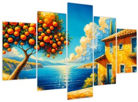 Kép - Ház narancsokkal II. (150x105 cm)