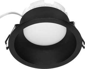 Mennyezeti lámpatest, süllyesztett, süllyesztett, GX53 Led izzóhoz, fekete