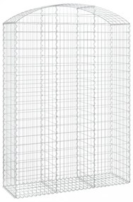íves horganyzott vas gabion kosár 150x50x200/220 cm
