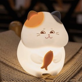 Polux GATTO 327642 Asztali lámpa 1x1W/LED 3000K + RGB 59lm IP20