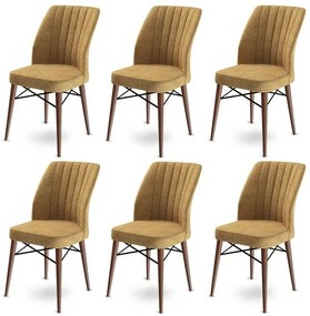 Flex Cappuccino és Brown étkezőszék szett, 6 db