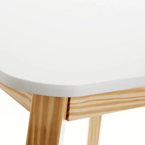 Gyerek asztal fehér asztallappal 55x55 cm – Casa Selección