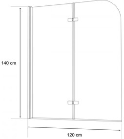 Alor 120x140 cm kádparaván