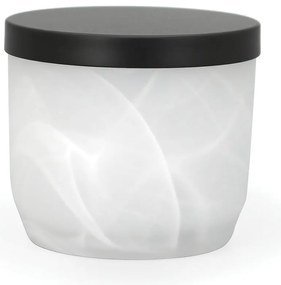 Fehér üveg fürdőszobai rendszerező vattakorongokhoz Madison – Spirella