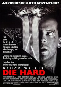 Die Hard poszter (1988) Bruce Willis üvegcsapda 100x70cm #372