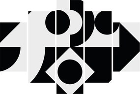 Kép - Geometriai absztrakció N⁰1 (150x105 cm)