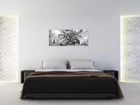 Kép - Flamingók graffiti (120x50 cm)