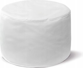 Kerek Fehér Puff Lábtartó 35x25cm Lábhoz Erős Kényelmes Fotel Divatos